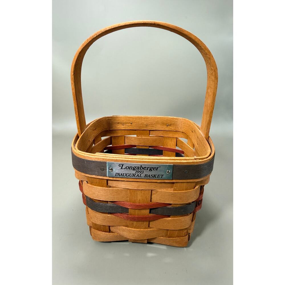 Vintage Collectable Longaberger 1993 bill Clinton inaugural basket